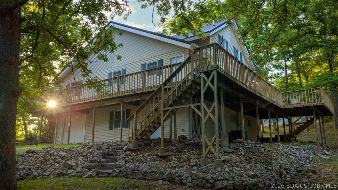 Image 3: Plenty of Deck Space & 1 Car Attached Garage