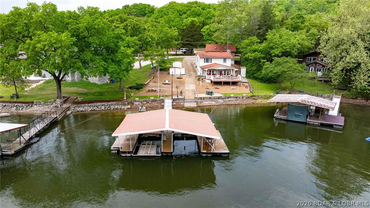 Image 2: Aerial view from the lake