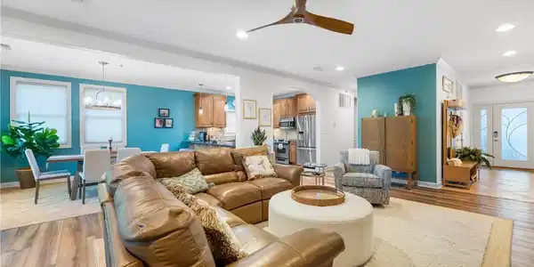 Image 3: Coastal colors are warm and inviting
