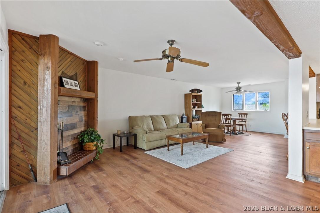 Image 2: Look at all this space!  Newer laminate flooring.