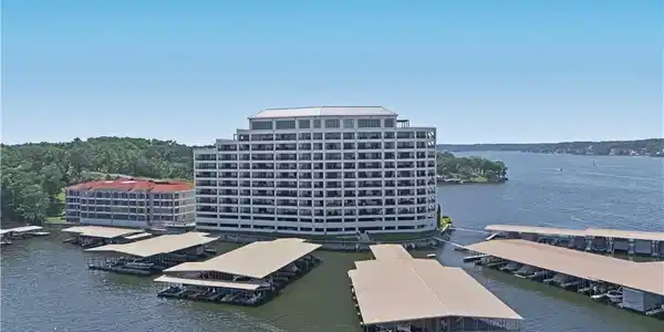 Image 2: Condominium Exterior and Marina Views