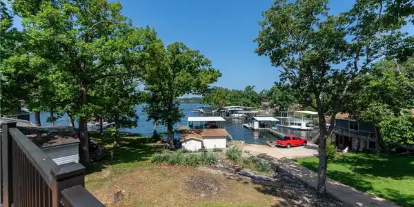 Image 2: View from the deck and living room!