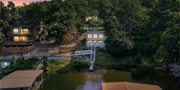 Image 2: Where evenings glow, Dock on left can be yours at