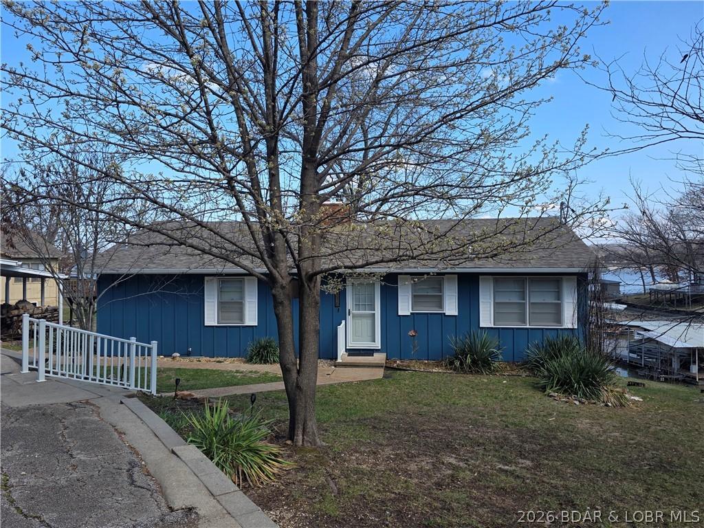 Image 2: Road view, 4 bed 2 bath, lake front home
