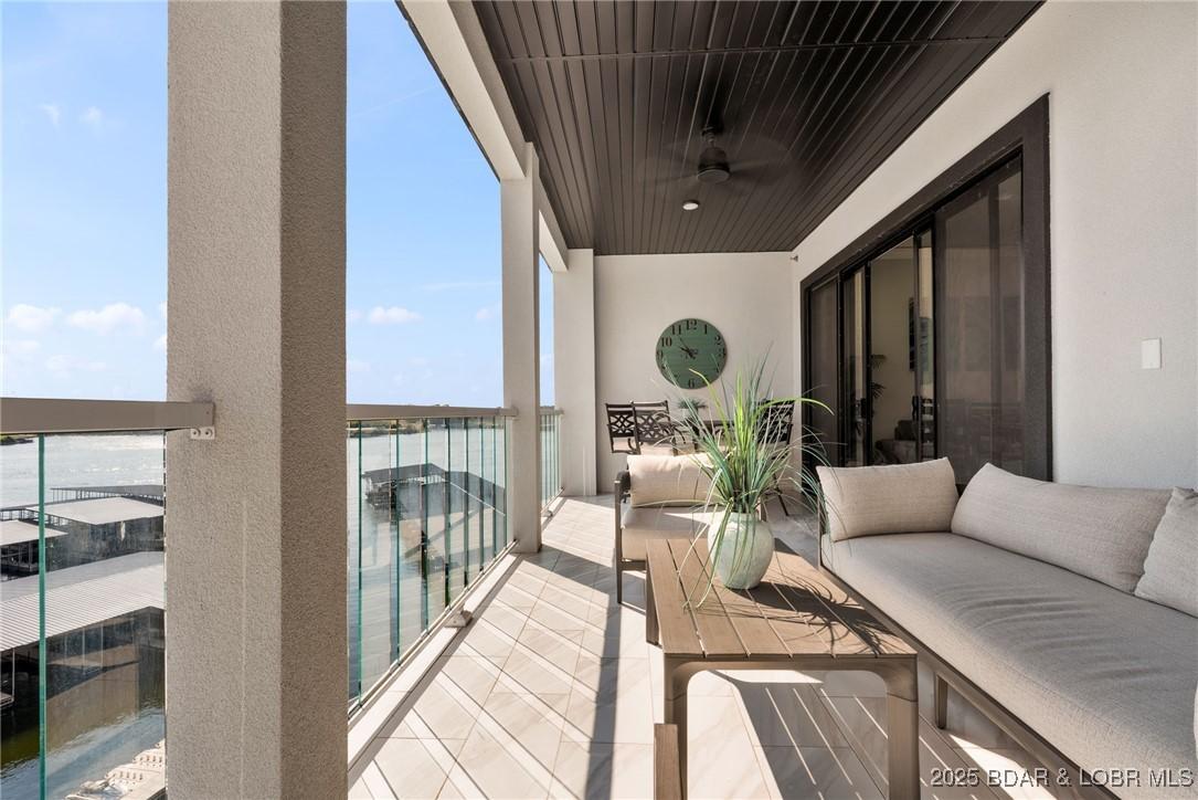 Image 2: Large Deck with glass railings & action packed vie
