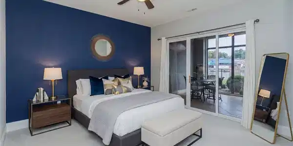 Image 2: Master bedroom and entrance to four seasons room