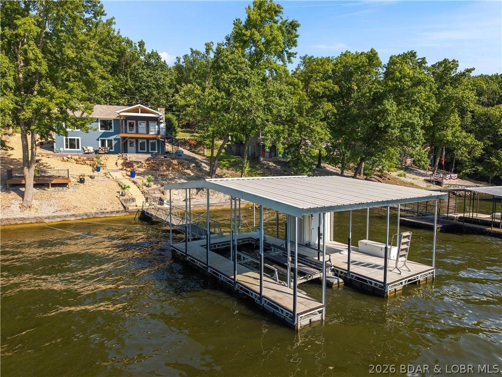 Image 1: Updated Home w/ Private Dock