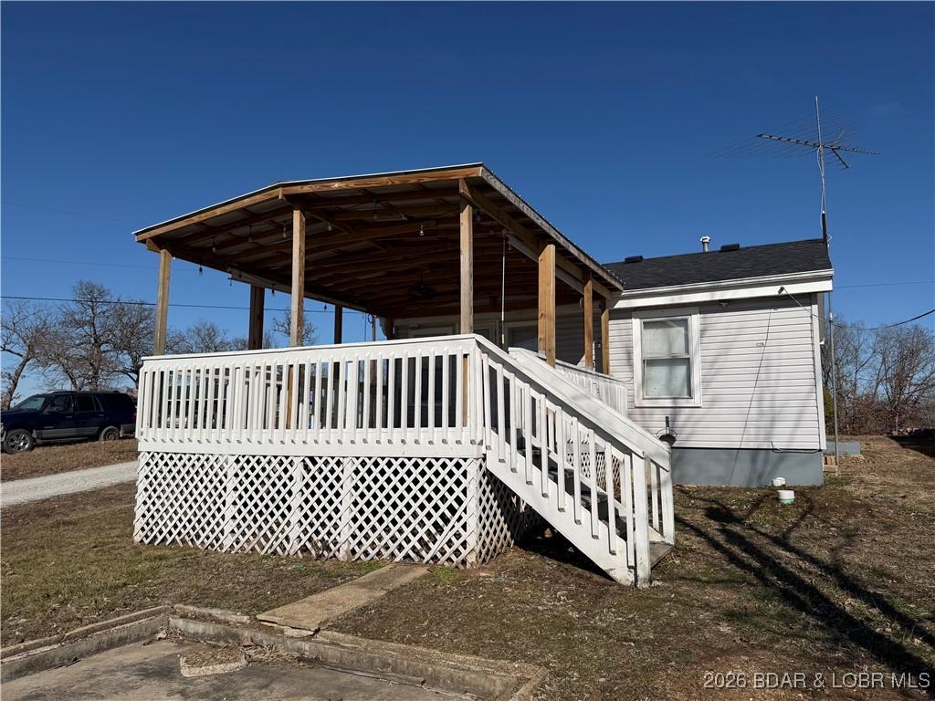 Image 4: Covered Deck on back Side of home