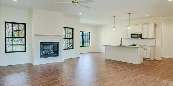 Image 2: The floorplan is open and bright.