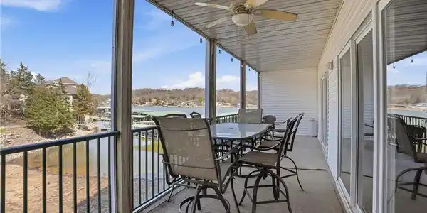 Image 4: Deck with Lake View