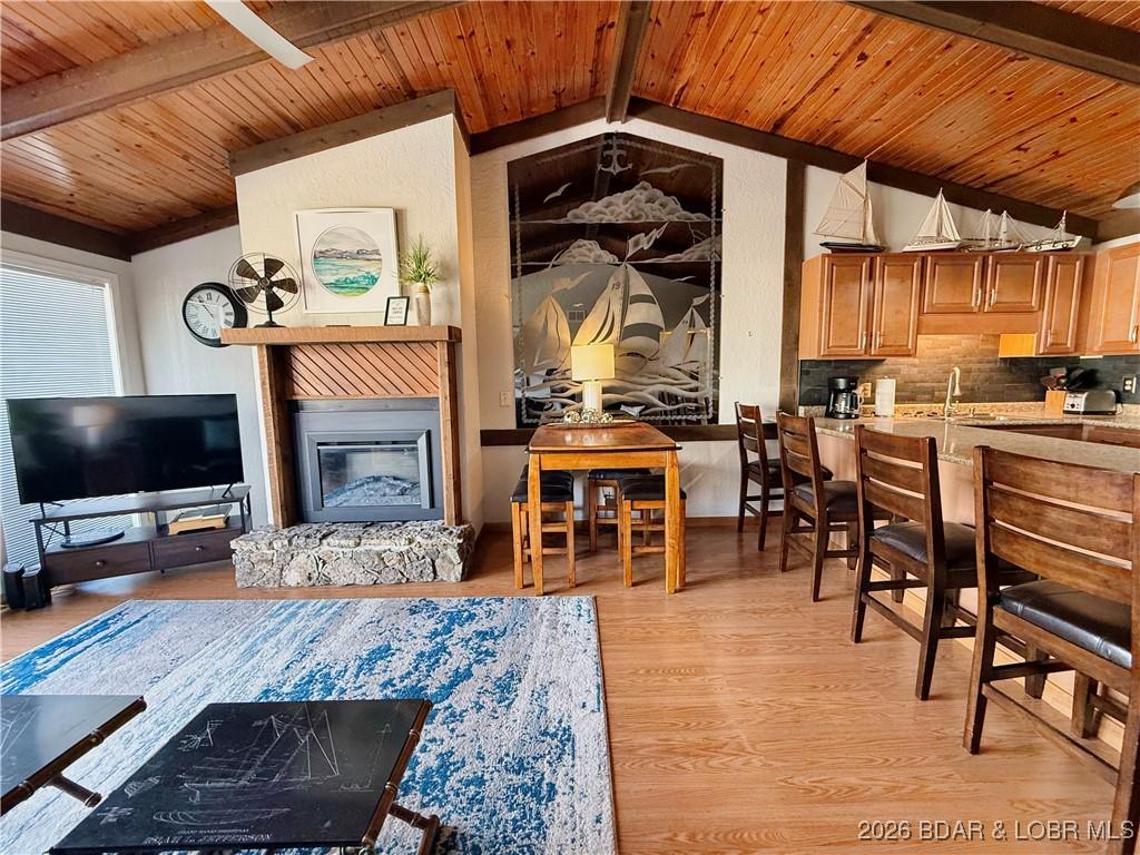 Image 2: Open Living/Dining/Kitchen