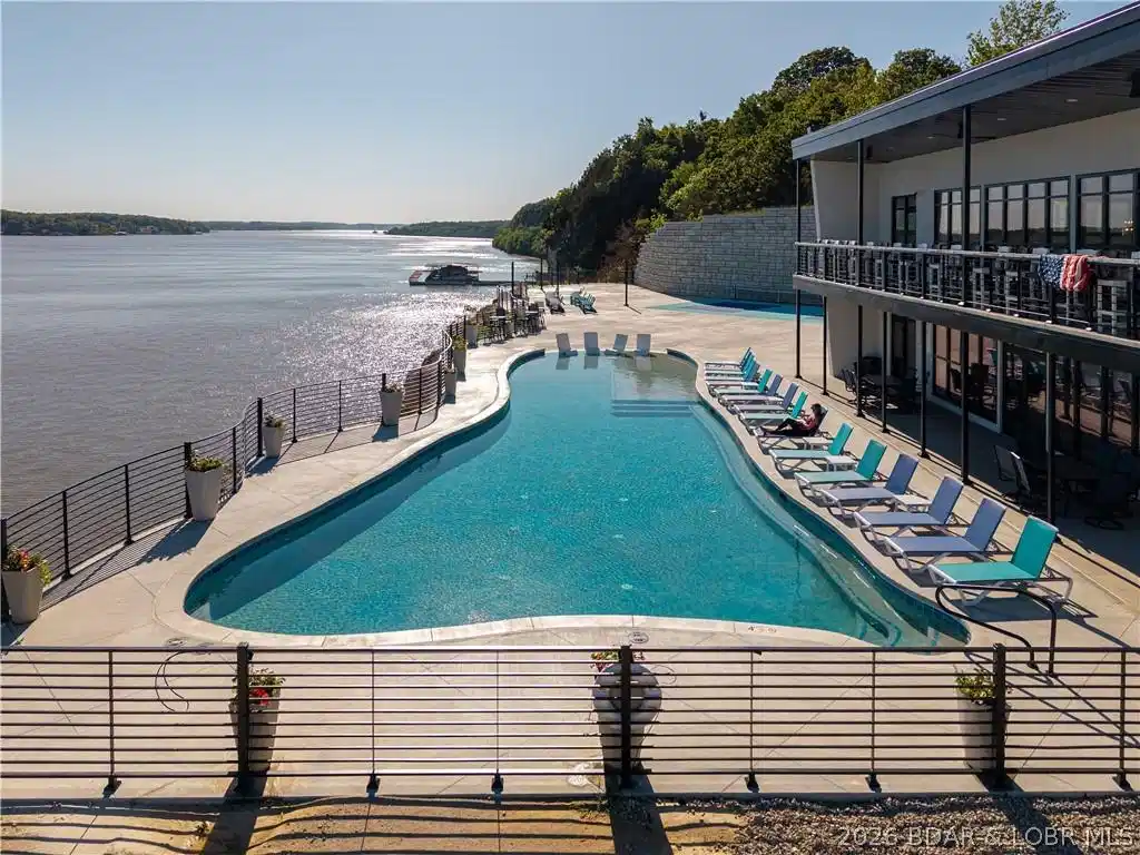 Image 1: Clubhouse Pool on the iconic bluff of Heron Hill w