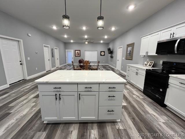 Image 4: Open spacious living room, dinning room and kitche