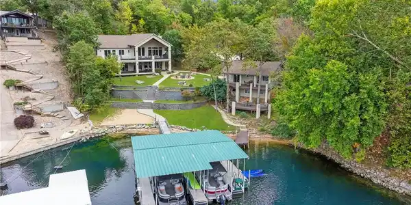 Image 2: Lake view of the entire property!