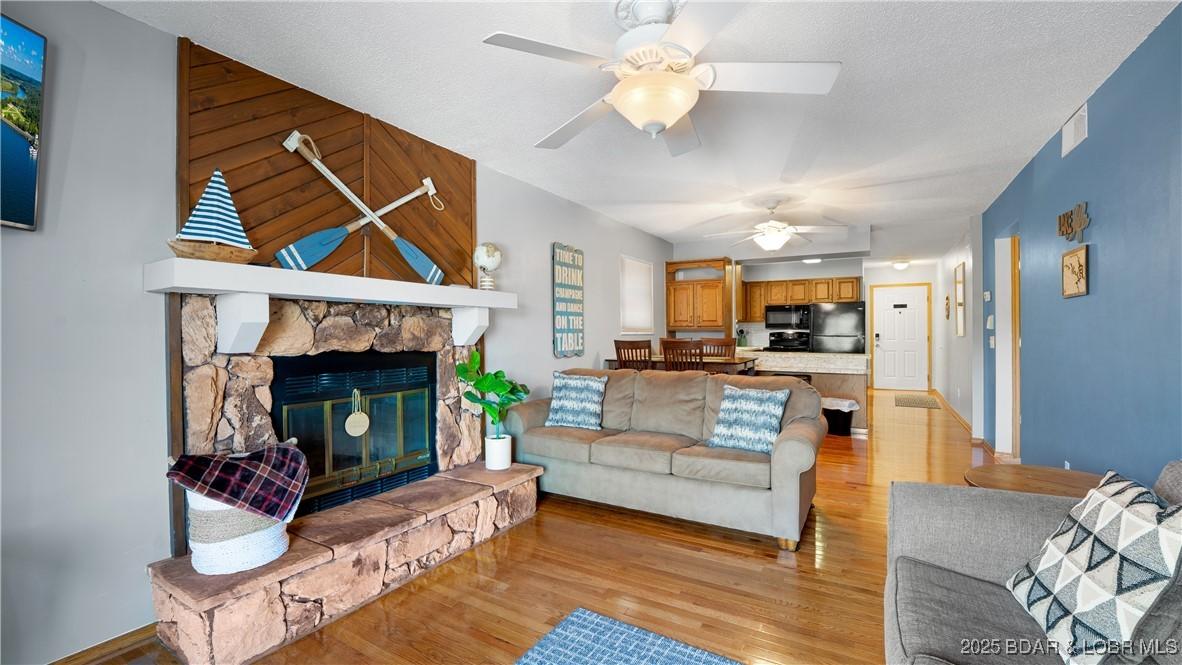 Image 1: Stone Fireplace