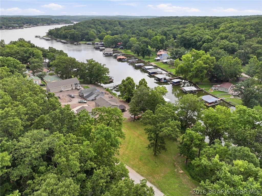 Image 4: Ready-to-build lot featuring mature trees and a de