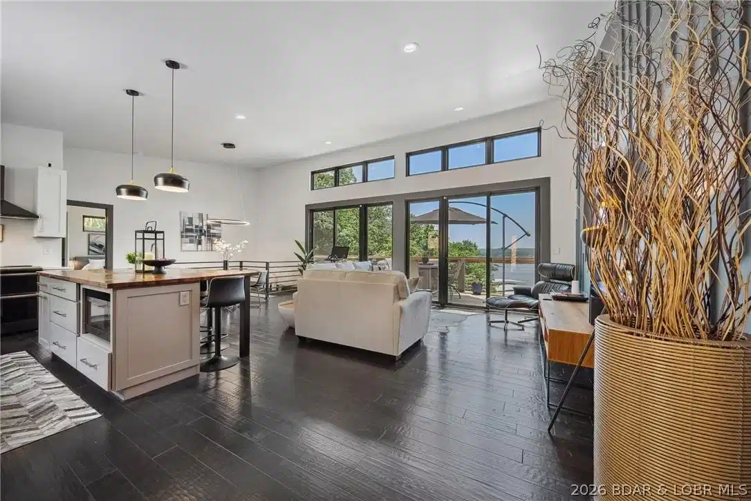 Image 1: Main Level Living area with wonderful views.