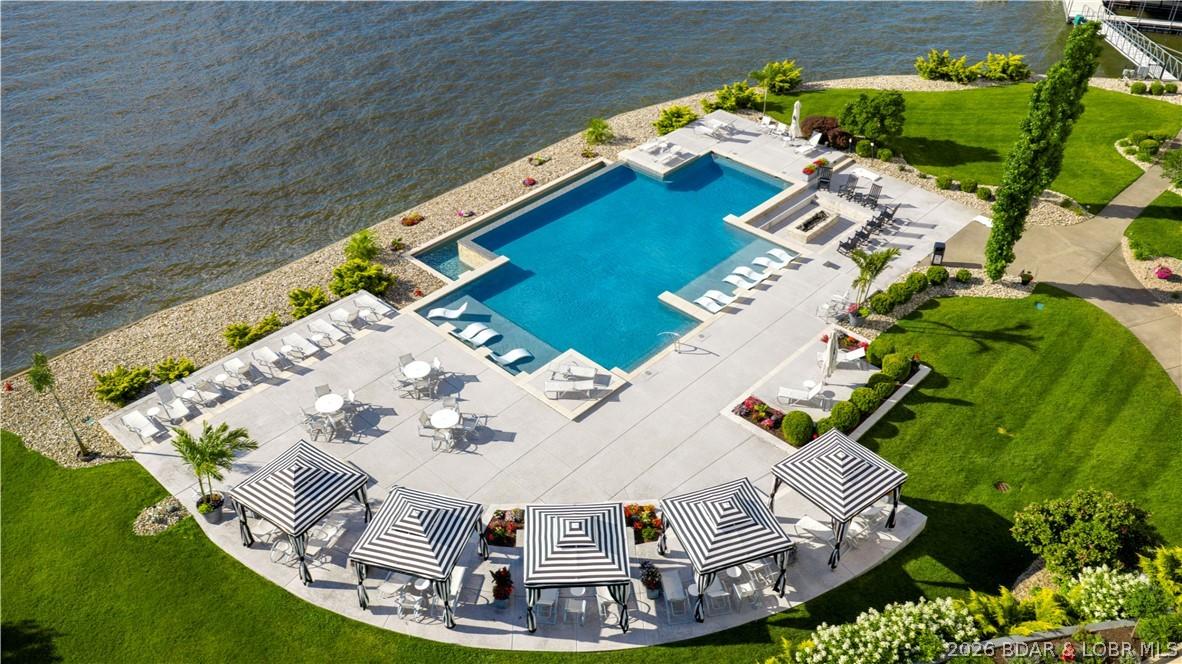 Image 3: Complex Pool with Cabanas
