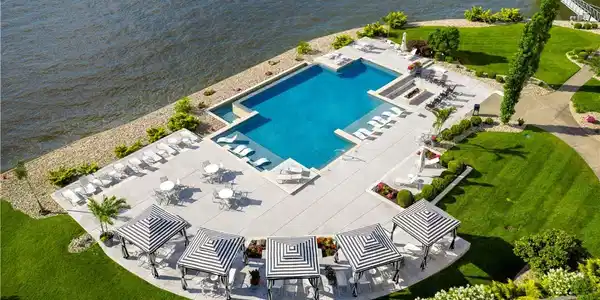 Image 3: Complex Pool with Cabanas