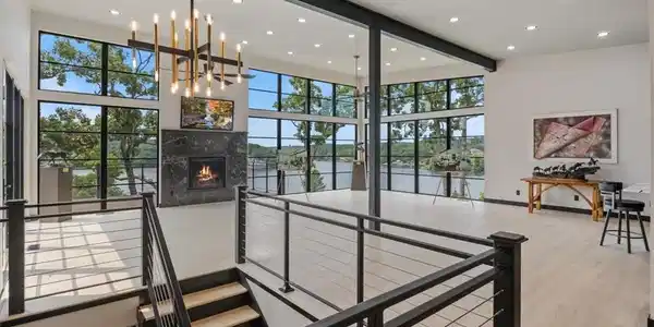 Image 3: View of living room from foyer