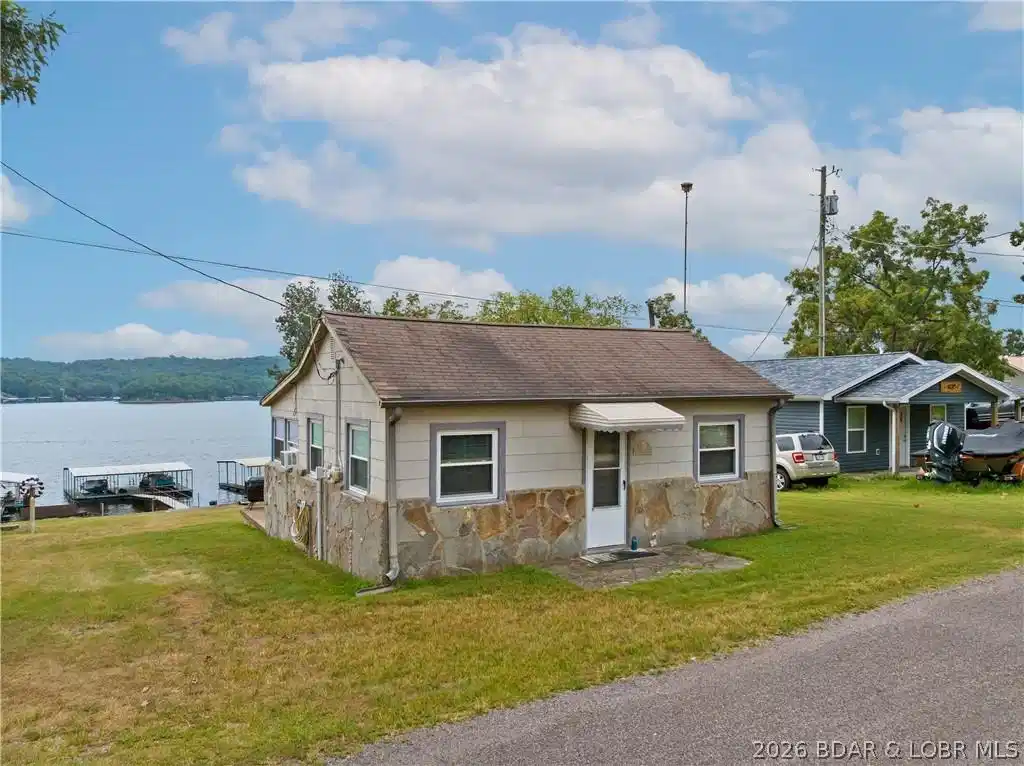 Image 1: Lake Front Cabin with Dock