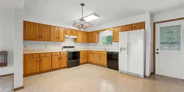 Image 3: Solid wood cabinets