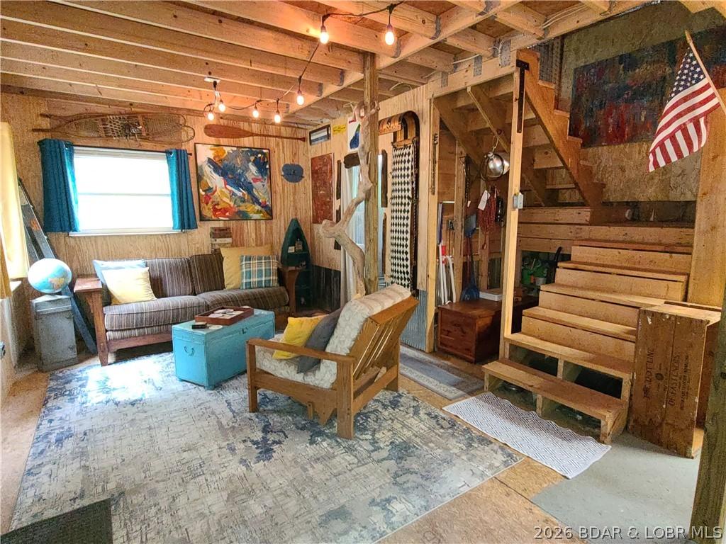 Image 2: Charming cabin interior.