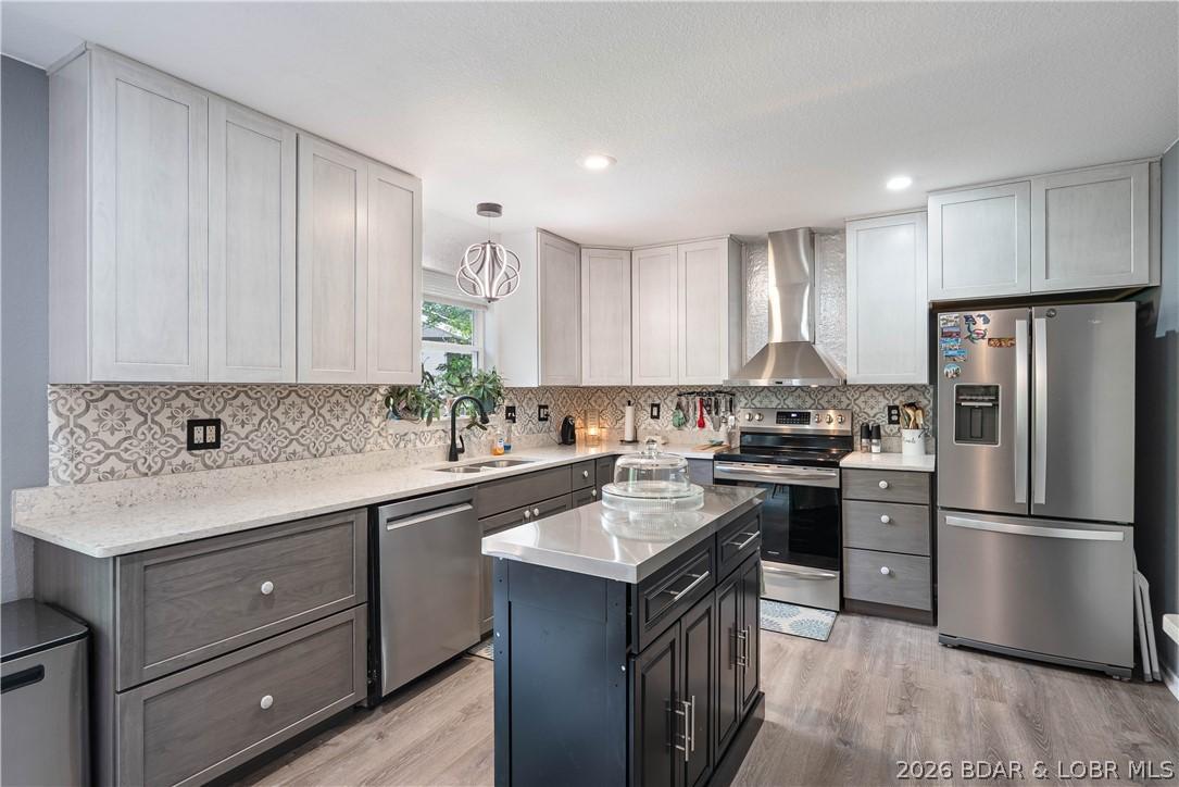 Image 3: Fully remodeled kitchen with custom cabinetry, qua