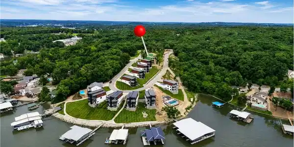 Image 2: 2nd tier homes with high elevation have great view