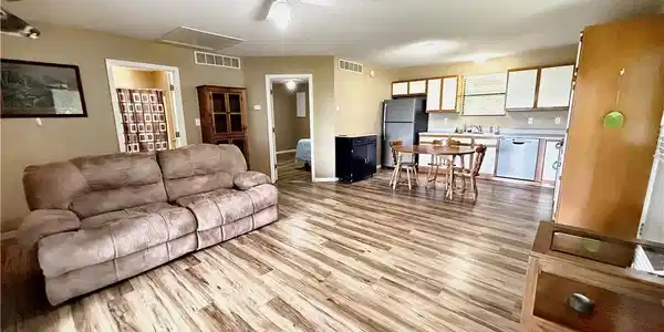 Image 4: open living room/kitchen
