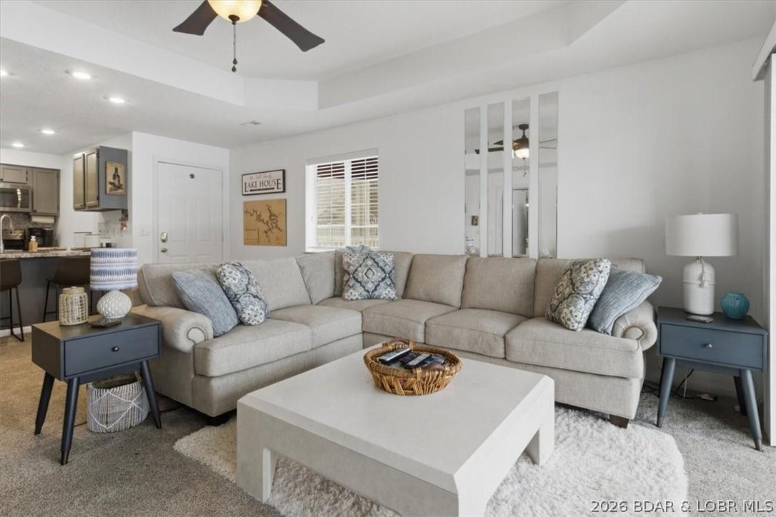 Image 3: Spacious living area featuring an open layout and