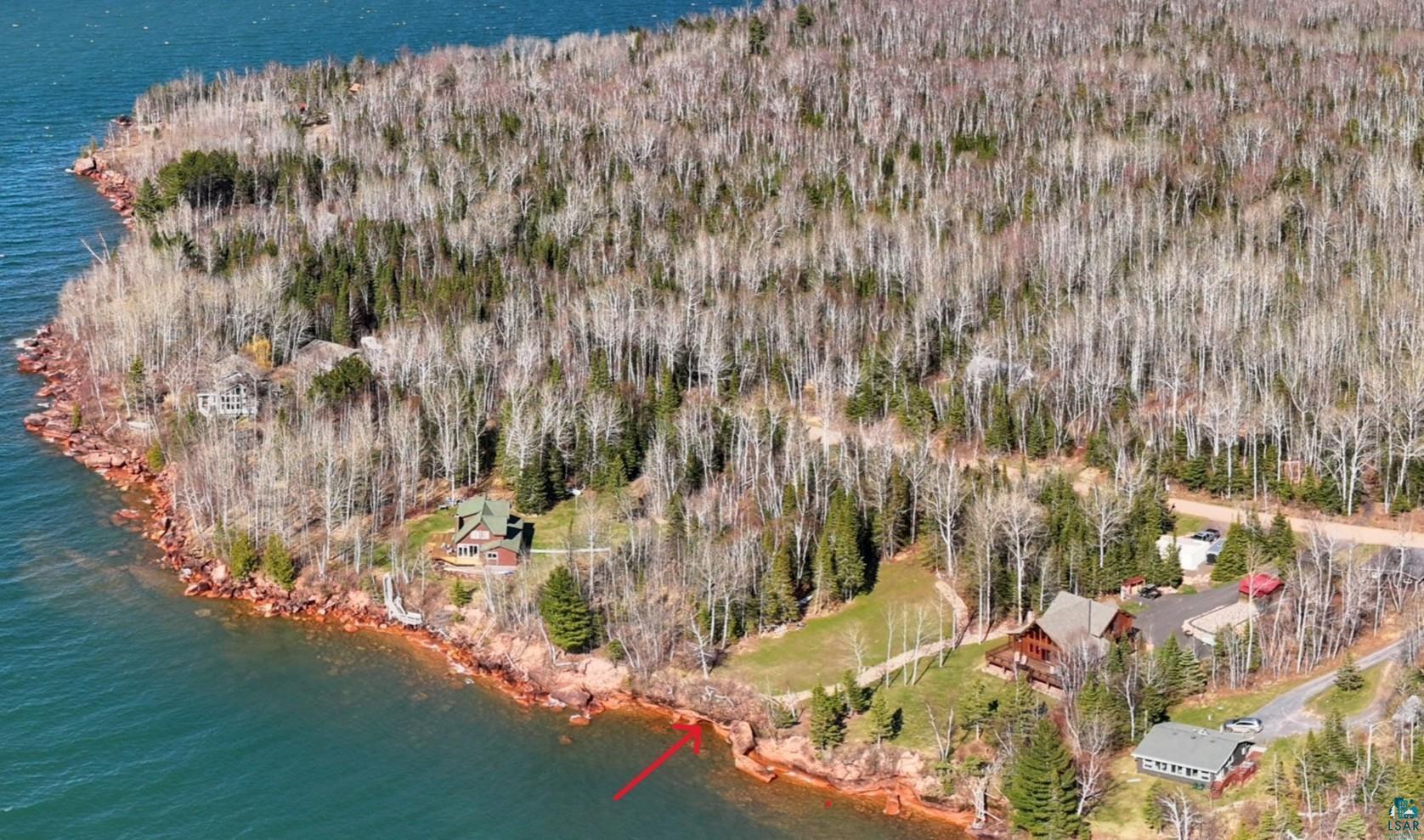 Image 1: View of property location featuring a large body of water, Aerial View