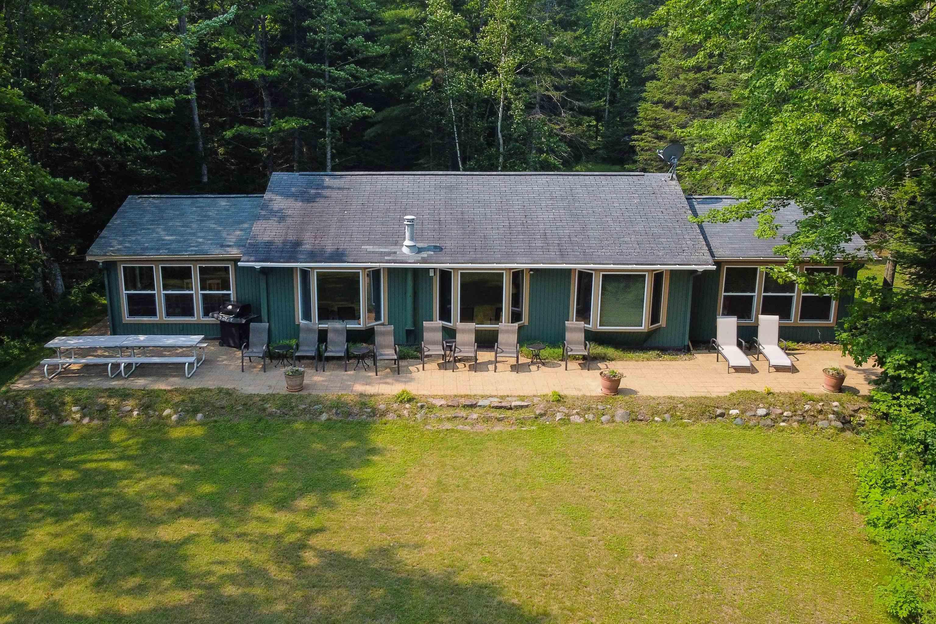 Image 3: Back Patio of Main House w/Views of the Lake