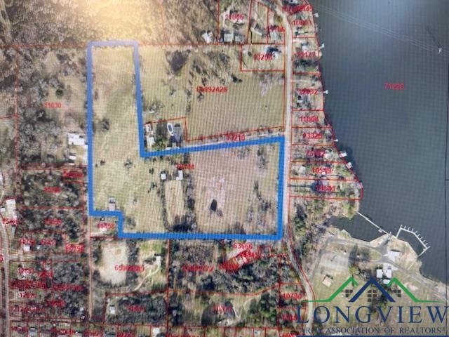 Image 0: Aerial map of property and surrounding area with property boundaries highlighted, Map