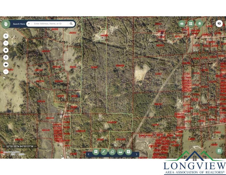 Image 0: Aerial map of property and surrounding area, Map