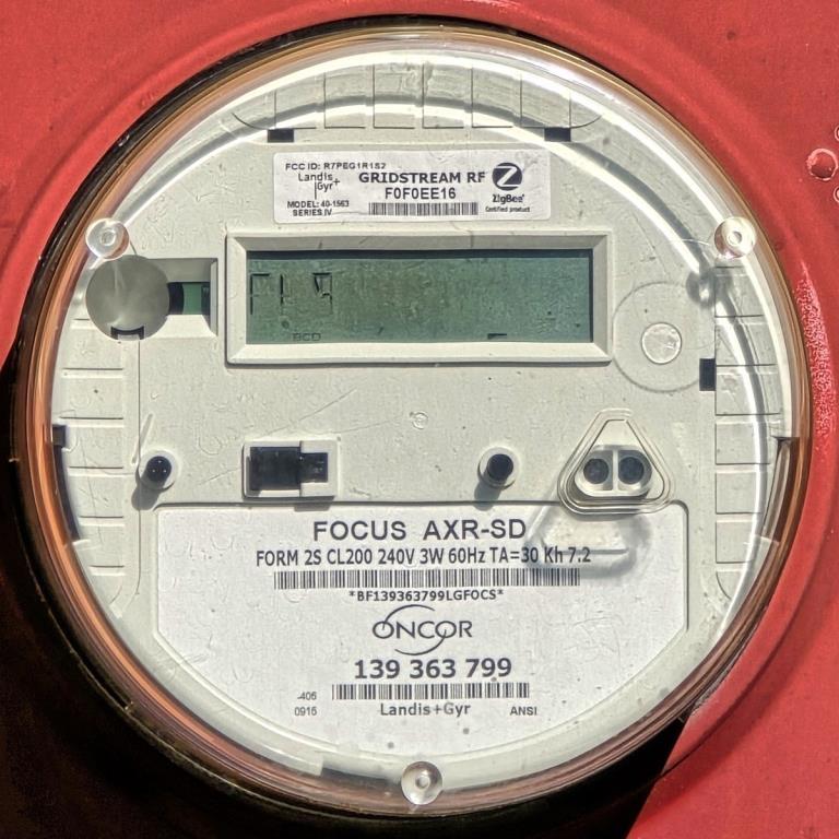 Image 3: Detailed view of electric meter, Other