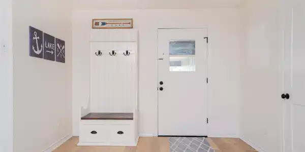 Image 2: Mudroom with light wood-style floors and baseboards, Mud Room