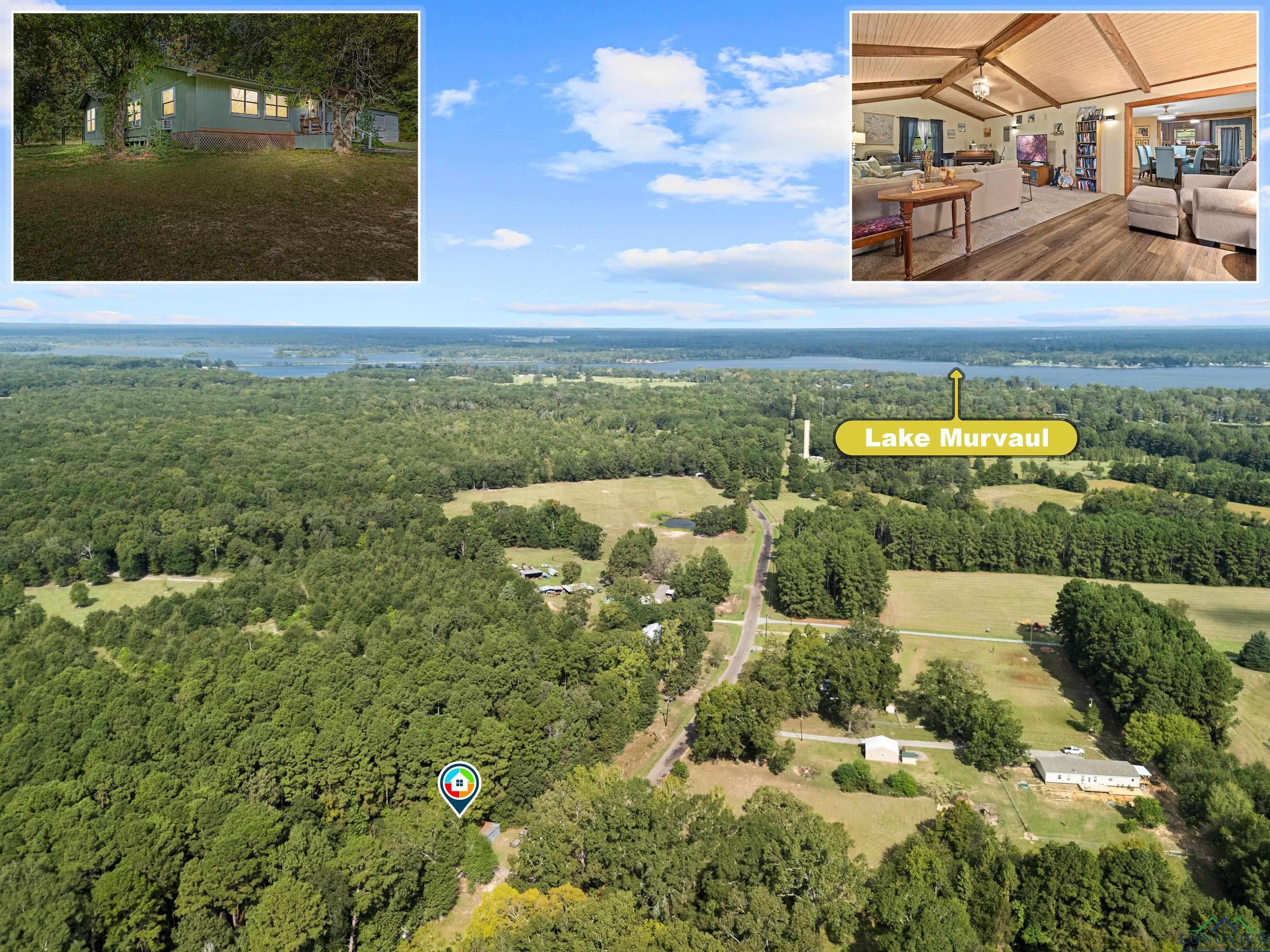 Image 2: Drone / aerial view of a heavily wooded area, Aerial View