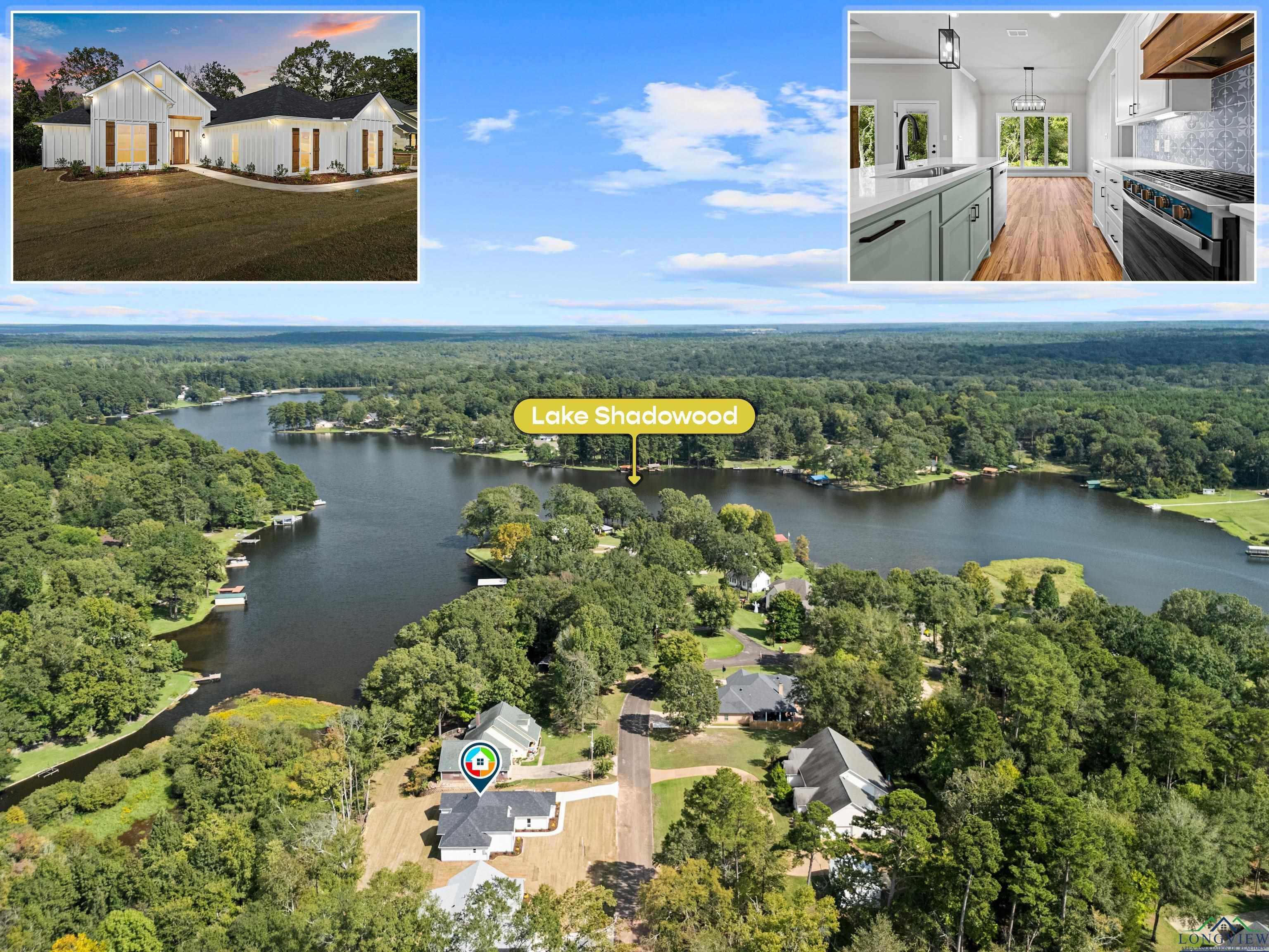 Image 2: Bird's eye view of a nearby body of water, Aerial View