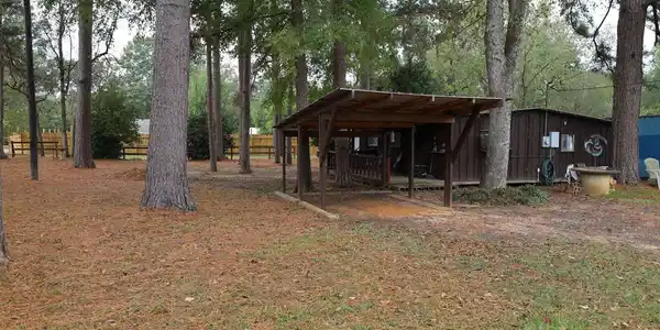 Image 2: View of yard featuring an outbuilding, Yard