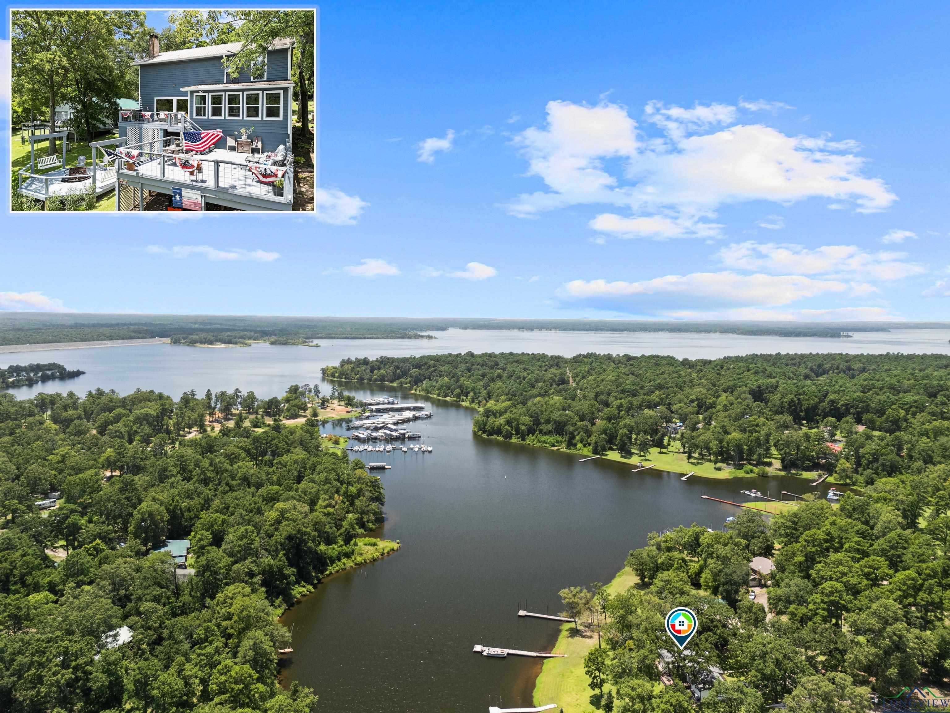Image 3: Aerial view of a large body of water, Aerial View