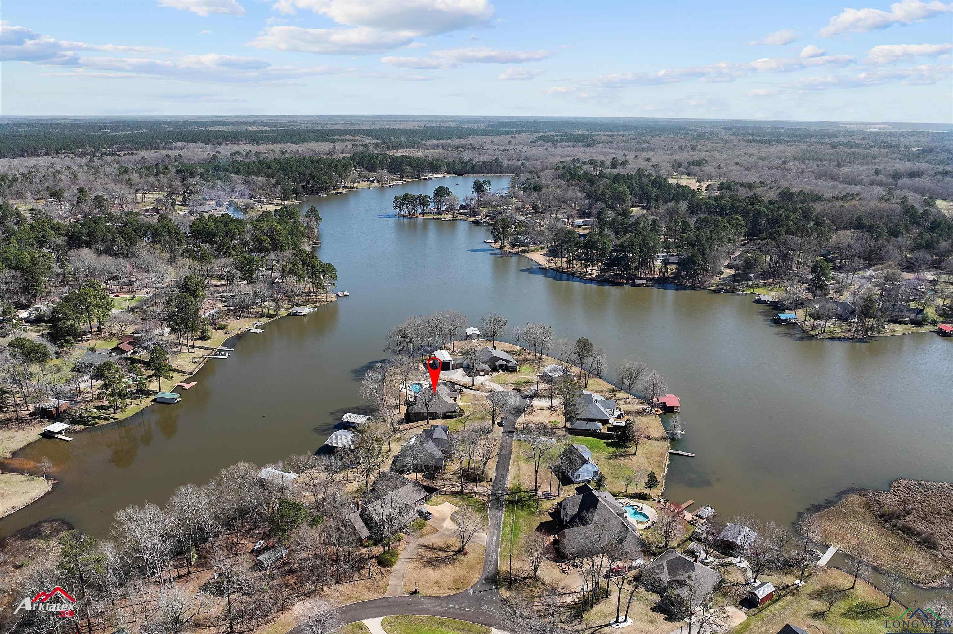 Image 3: Birds eye view of property with a water view, Aerial View