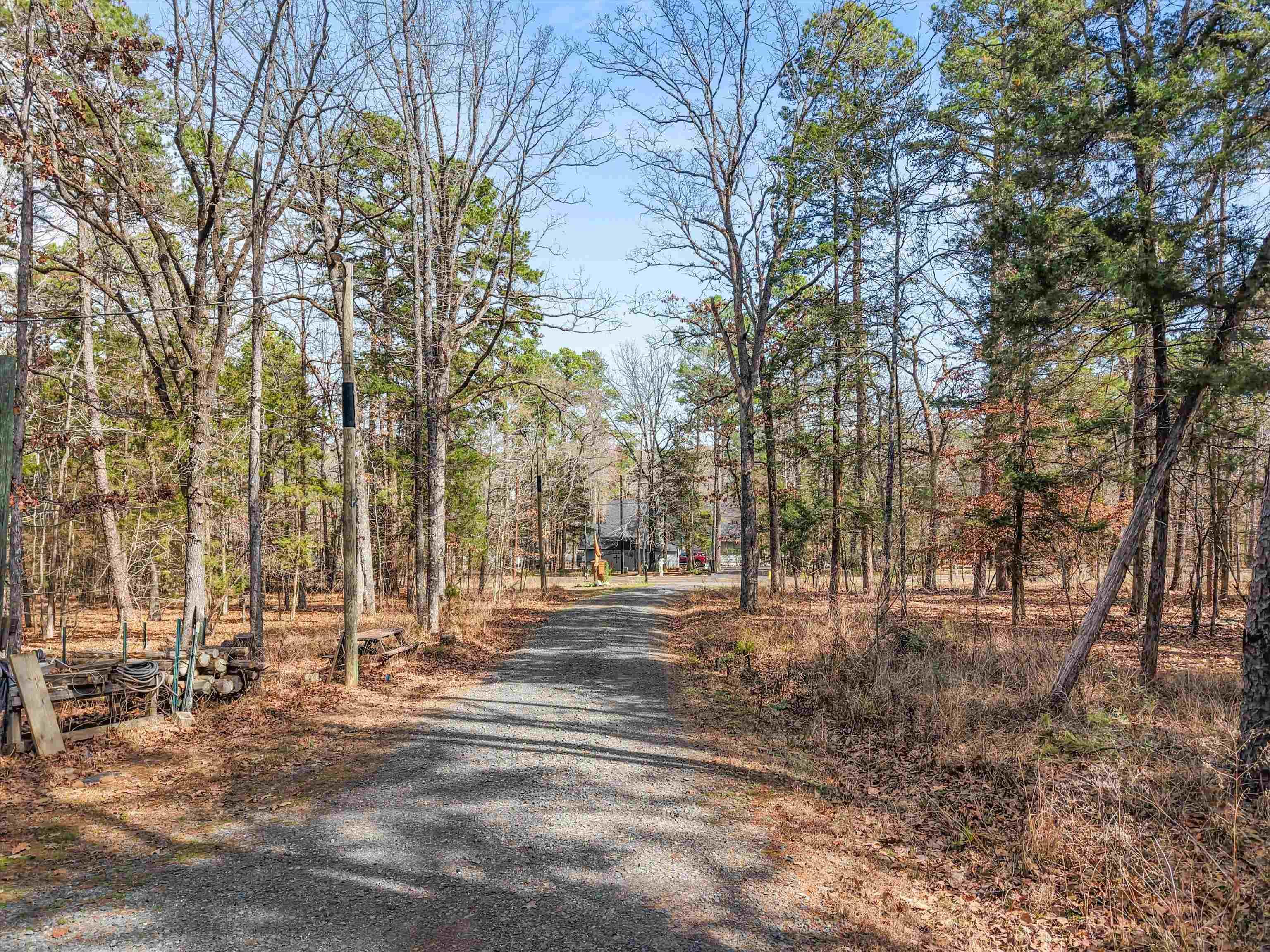 Image 3: View of dirt / gravel road, Community