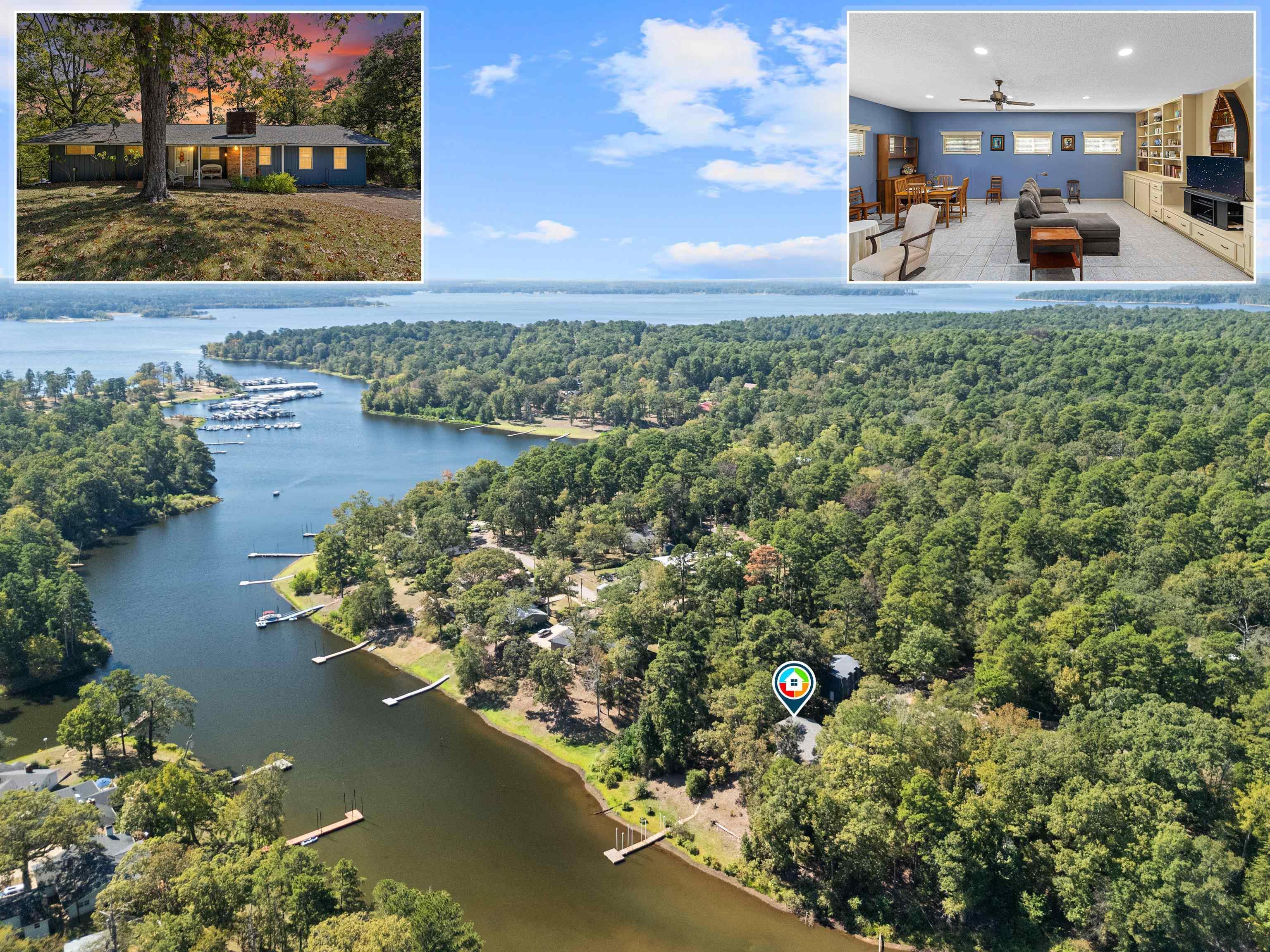 Image 0: Drone / aerial view of a large body of water, Aerial View