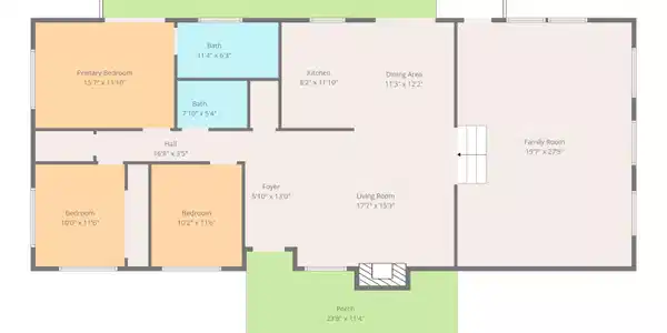 Image 1: View of room layout, Floor Plan