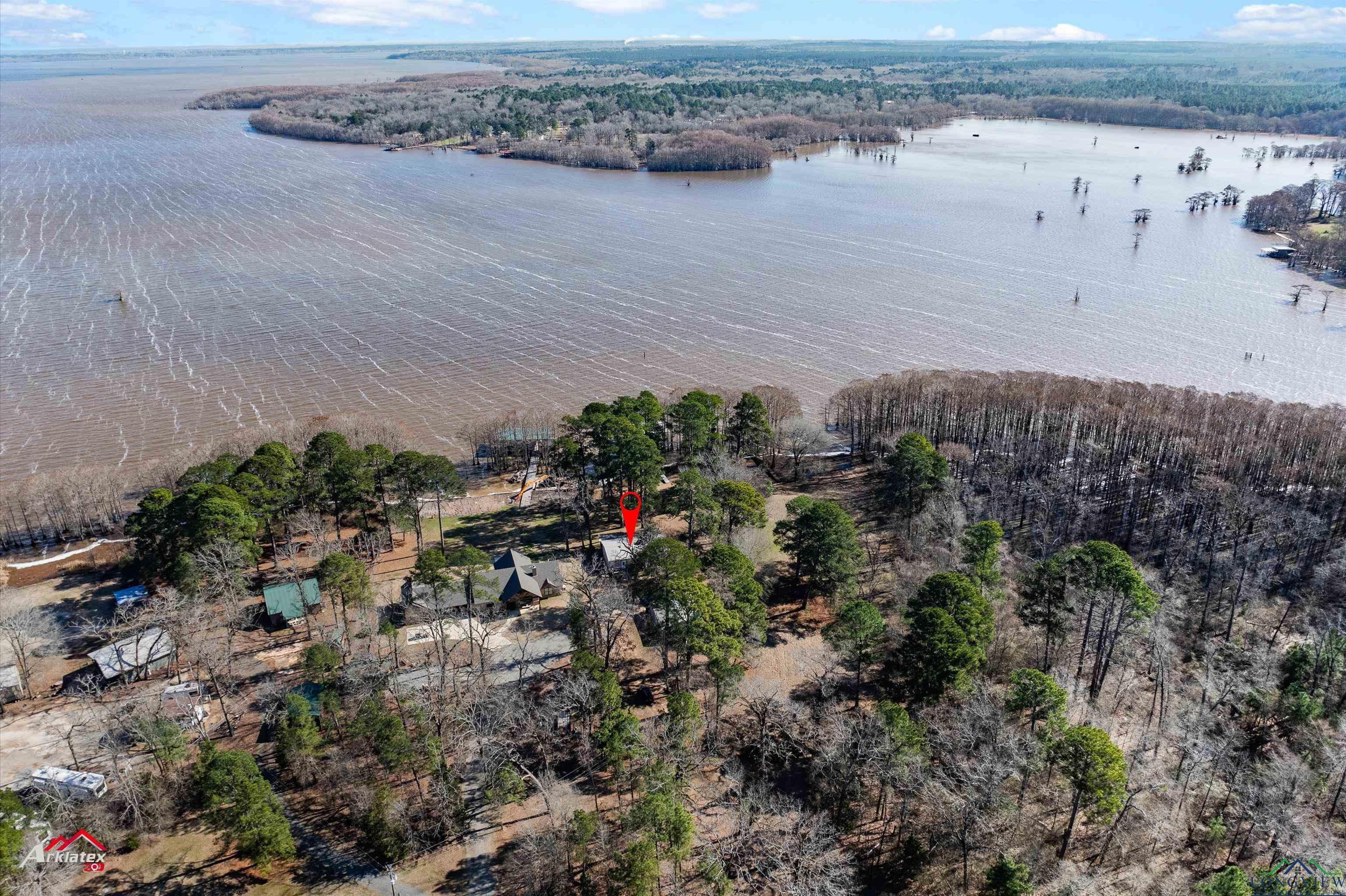 Image 3: Birds eye view of property with a water view, Aerial View