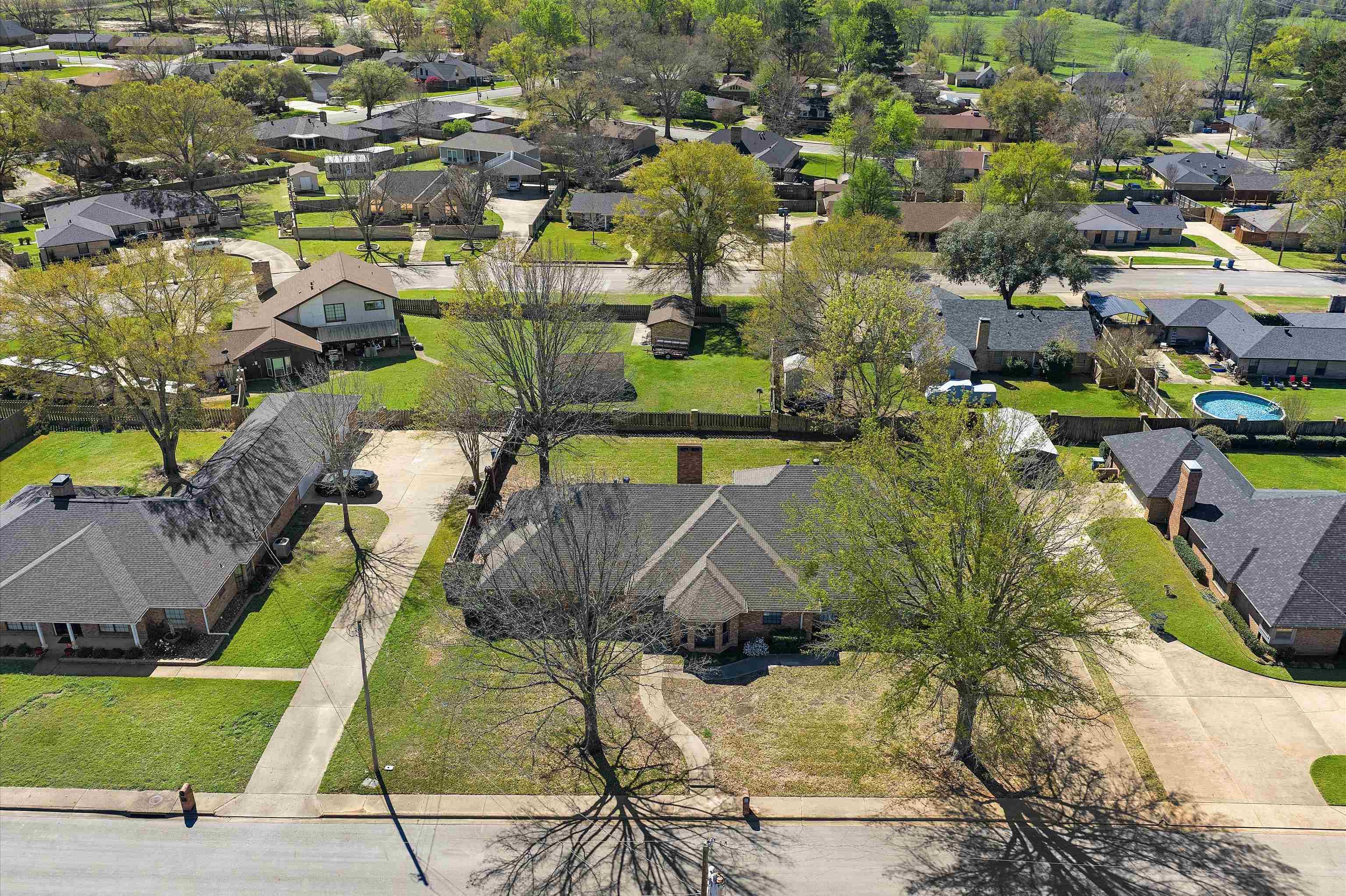 Image 1: Aerial view of residential area, Aerial View