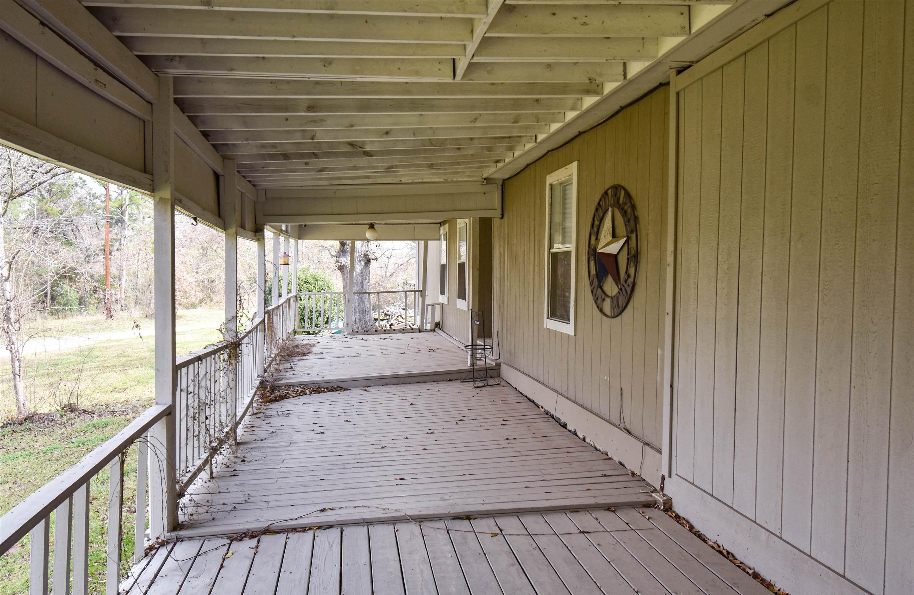Image 1: View of wooden deck, Deck