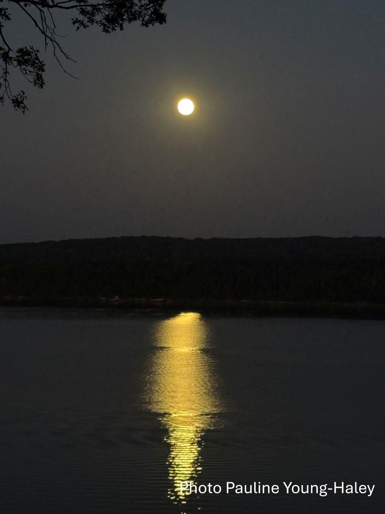 Image 2: nothing like watching the moon dance across the water...