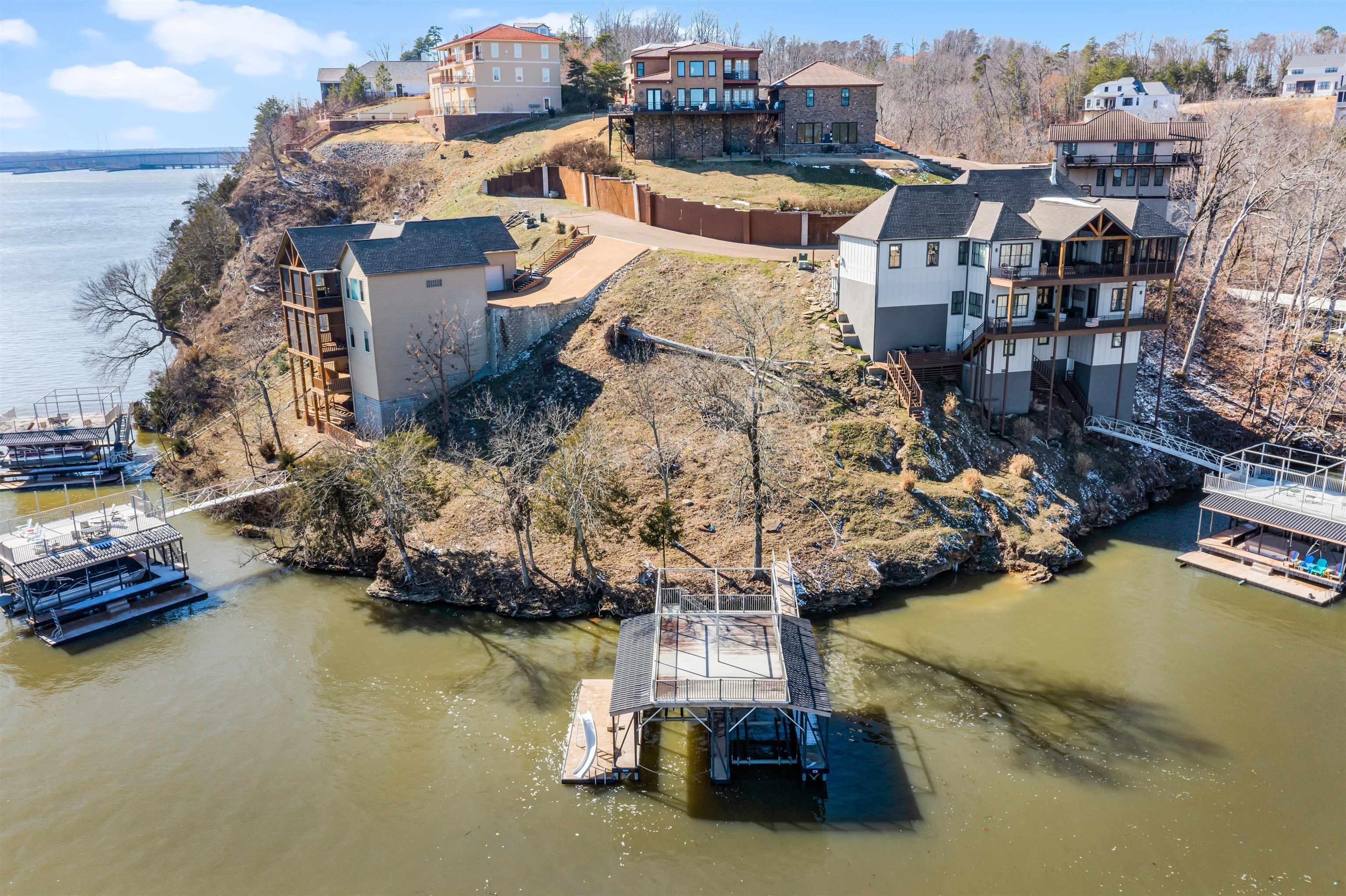 Image 4: Drone / aerial view with a water view